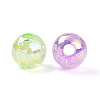 Transparent Crackle Acrylic Beads OACR-I015-41-2