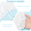 2Pcs 2 Styles Detachable Embroidered False Collars DIY-HY0001-95-3