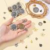 60Pcs 20 Styles Tibetan Style Alloy Pendants FIND-FS0005-06-3
