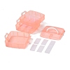 Rectangle Portable PP Plastic Detachable Storage Box CON-D007-02B-4