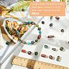 50PCS Mixed Antique Golden Handmade Tibetan Style Beads TIBEB-PH0003-01-WH-2