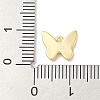 Rack Plating Brass & Shell Butterfly Charms with Epoxy Resin KK-K380-02G-01-3