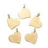 304 Stainless Steel Pendants STAS-I140-11G-3