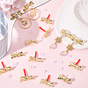 Alloy Stud Earrings Findings FIND-SC0016-79-3