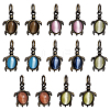 14Pcs 7 Colors Brass Pendants KK-PH0013-73-1
