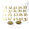 Acrylic Table Numbers DJEW-WH0015-14-1