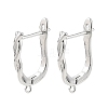 SHEGRACE Brass Hoop Earring Findings XGRQ79687-949P-1