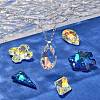 11Pcs K9 Glass Rhinestone Pendants GLAA-TZ0001-02-6