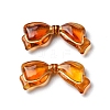 Imitation Amber Transparent Acrylic Beads MACR-D071-02A-3