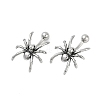 Spider 316 Surgical Stainless Steel Dangle Belly Button Rings EJEW-G416-09AS-4