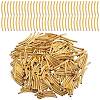 400Pcs Brass Tube Beads KK-SC0005-06G-1