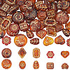 100Pcs 10 Styles Acrylic Beads OACR-PA0001-12-1
