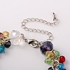 Trendy Faceted Glass Beads Bracelets X-BJEW-JB01642-06-3