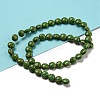 Dyed Synthetic Turquoise Beads Strands G-B070-E01-01-2