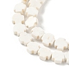 Geark Cross Natural Magnesite Beads Strands G-N0131-04C-4