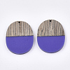 Resin & Wenge Wood Pendants RESI-T023-01G-2