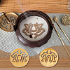 SUPERFINDINGS 1 Set Brass Incense Press Mold AJEW-FH0003-10-6