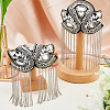 2Pcs Detachable Iron Tassel Epaulettes FIND-FH0005-43B-5