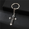 Zinc Alloy Cross Pendant Keychain PW-WG9FFC8-03-1