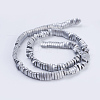 Electroplate Non-magnetic Synthetic Hematite Beads Strands G-J379-A04-F-1