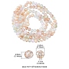 Electroplate Glass Beads Strands EGLA-yw0002-C05-4