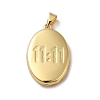 Eco-Friendly Rack Plating Brass Locket Pendants X-KK-F853-23G-1