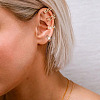 Biyun 9Pcs 9 Style Brass Cuff Earrings EJEW-BY0001-01-13