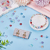 80Pcs 8 Colors Handmade Lampwork Beads LAMP-TA0002-53-7