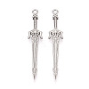304 Stainless Steel Pendants STAS-N114-61P-1