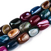 Natural Agate Beads Strands G-N356-02A-07-2
