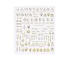 Metallic Color Nail Art Stickers MRMJ-Q067-DP667-1