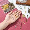 60Pcs 3 Colors Alloy Cross Pendant Decoration HJEW-YW00042-5