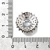 Brass Micro Pave Cubic Zirconia Pendants KK-D295-15P-3