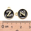 Golden Plated Alloy Charms LS-ENAM-S118-02Z-3