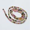 Natural Tourmaline Bead Strands G-G663-12-3mm-2