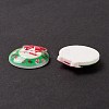 Christmas Themed Opaque Resin Cabochons CRES-P022-10-4