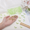 80Pcs Transparent Acrylic Beads TACR-PA0001-17-3