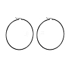 304 Stainless Steel Big Hoop Earrings EJEW-F105-03B-2