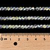 Electroplate Glass Beads Strands EGLA-D030-13-4