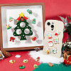 80Pcs 20 Styles Christmas Opaque Resin Cabochons RESI-SC0005-60-4
