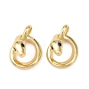 Brass with Cubic Zirconia Pendants KK-L251-64G-2