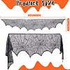 Halloween Theme Polyester Lace Embroidery Table Mats AJEW-WH0166-64-2