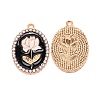Alloy Enamel Pendants LS-ENAM-TAC0002-27B-1