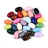 Spray Painted Schima Wood Beads WOOD-T032-29A-1