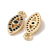 Brass Micro Pave Colorful Cubic Zirconia Pendants KK-R152-21G-2