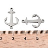 201 Stainless Steel Connector Charms STAS-A090-24P-3