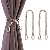 Zinc Alloy Curtain Hanging Decorations EL-TAC0001-09P-1