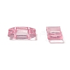 Transparent Acrylic Carrier Beads PL873Y-10-2