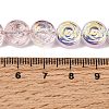 Electroplate Baking Paint Transparent Glass Beads Strands GL-CBA2ED2-05I-4