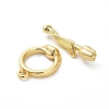 Brass Toggle Clasps KK-M314-06G-3